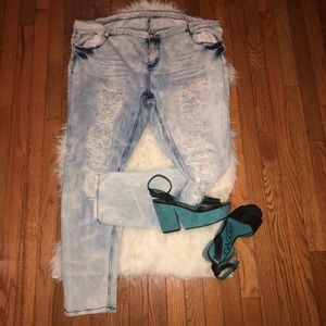 Distressed Jeans